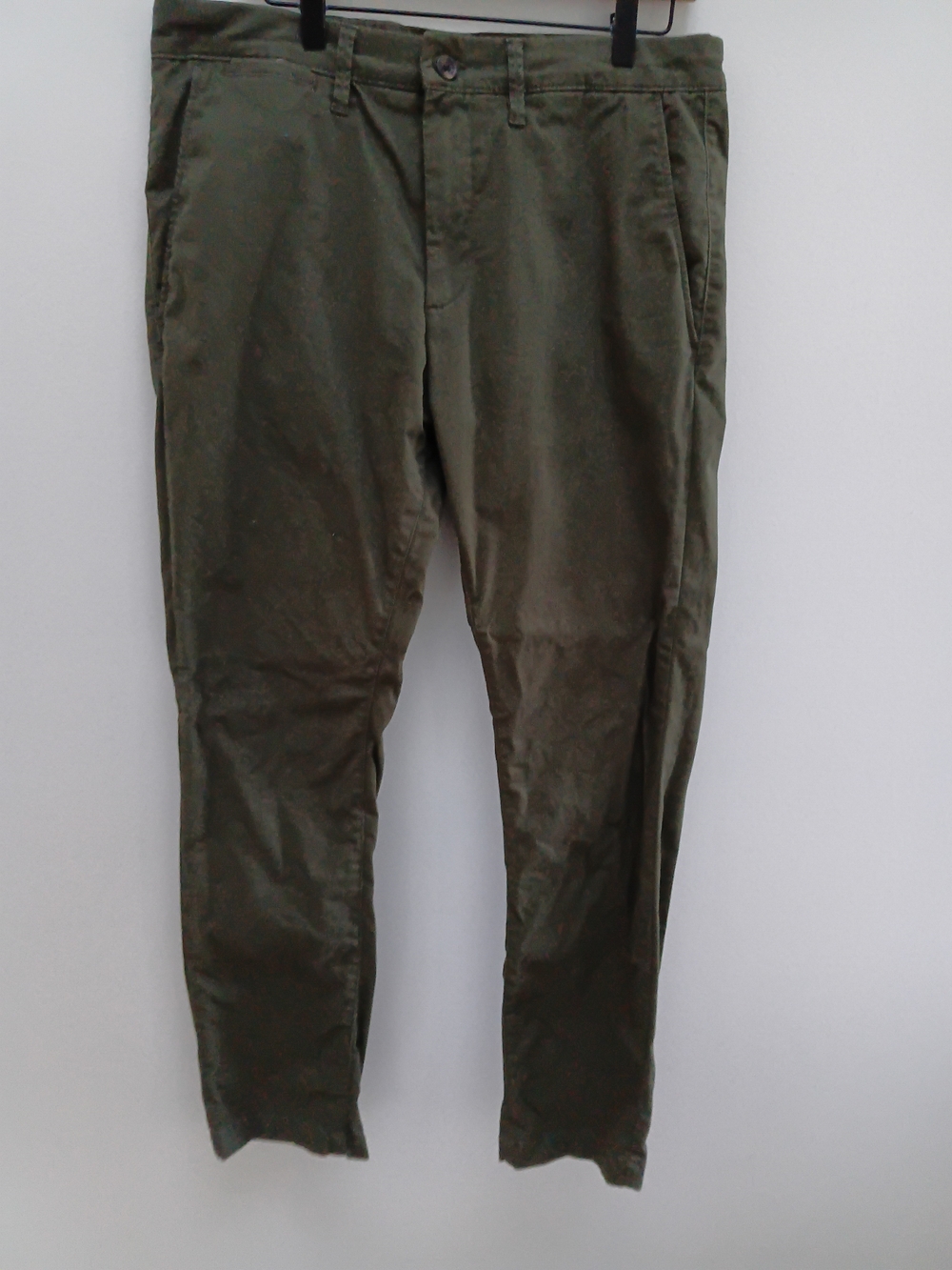 Goodfellow & Co Men's Olive Green  Slim Straight Chino Pants Size 34×30